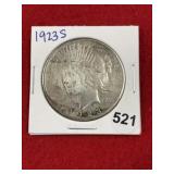 1923 S Peace Silver Dollar Coin