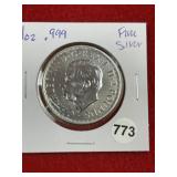 1 Ounce .999 Fine Silver Coin