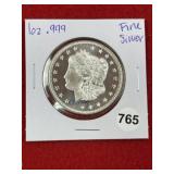 1 Ounce .999 Fine Silver Coin