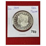 1 Ounce .999 Fine Silver Coin