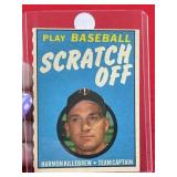 1970 Topps Harmon Killebrew Scratch Off