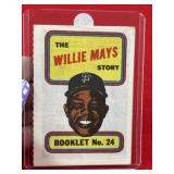 1970 Topps Willie Mays Story Booklet