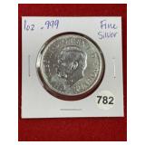 1 Ounce .999 Fine Silver Coin