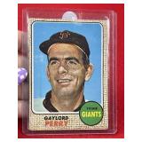 1968 Topps Gaylord Perry Baseball Card