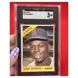 1966 Topps Lou Brock Baseball Card