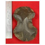 Chipped Axe Indian Artifact Arrowhead