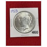 1923 Peace Silver Dollar Coin