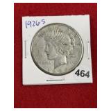 1926 S Peace Silver Dollar Coin