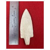 3 & 7/8" Adena Indian Artifact Arrowhead