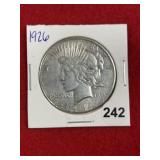 1926 Peace Silver Dollar Coin
