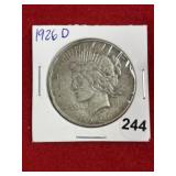 1926 D Peace Silver Dollar Coin