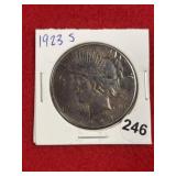 1923 S Peace Silver Dollar Coin