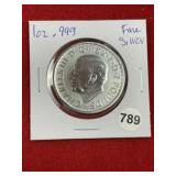 1 Ounce .999 Fine Silver Coin