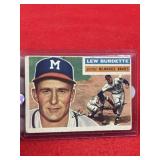 Topps Lew Burdette Baseball Card