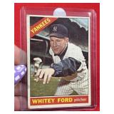 1966 Topps Whitey Ford Baseball Card