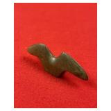 Double Bust Birdstone Indian Artifact Arrowhead