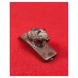 Beaver Effigy Redstone Pipe Indian Artifact Arrowh