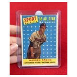 1958 Topps Warren Spahn Baseball Card