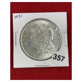 1921 Morgan Silver Dollar Coin