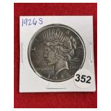 1926 S Peace Silver Dollar Coin