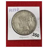 1923 D Peace Silver Dollar Coin