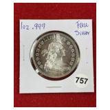 1 Ounce .999 Fine Silver Coin