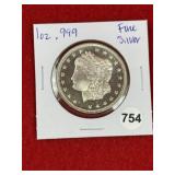 1 Ounce .999 Fine Silver Coin