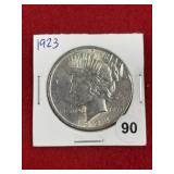 1923 Peace Silver Dollar Coin