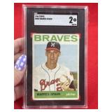 1964 Topps Warren Spahn Baseball Card