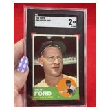 1963 Topps Whitey Ford Baseball Card