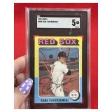 1975 Topps Carl Yastrzemski Baseball Card