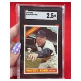 1966 Topps Whitey Ford Baseball Card
