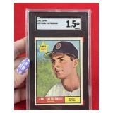 1961 Topps Carl Yastrzemski Baseball Card