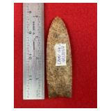 3 & 7/8" Clovis from Arizona Indian Artifact Arrow