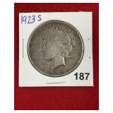 1923 S Peace Silver Dollar Coin
