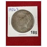 1926 S Peace Silver Dollar Coin
