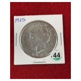 1925 Peace Silver Dollar Coin