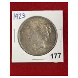 1923 Peace Silver Dollar Coin