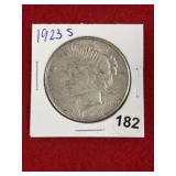 1923 S Peace Silver Dollar Coin