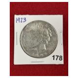 1923 Peace Silver Dollar Coin