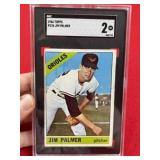 1966 Topps Jim Palmer Baseball Card