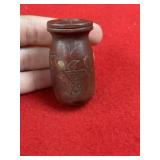 Engraved Redstone Pipe Indian Artifact Arrowhead