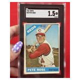 1966 Topps Pete Rose Baseball Card