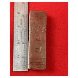 Engraved Redstone Pipe Indian Artifact Arrowhead