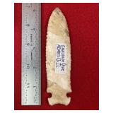 5" Graham Cave from Adams County, Illinois Indian