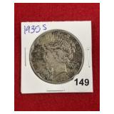 1935 S Peace Silver Dollar Coin