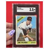 1966 Topps Jim Palmer Baseball Card