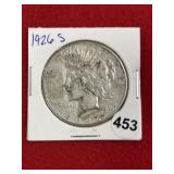 1926 S Peace Silver Dollar Coin