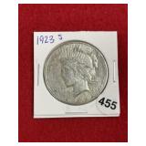 1923 S Peace Silver Dollar Coin