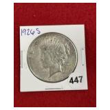 1926 S Peace Silver Dollar Coin